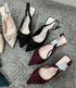 Luxury Pointed Toe Knot Stiletto